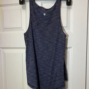 lululemon athletica Heathered Navy Tank Top